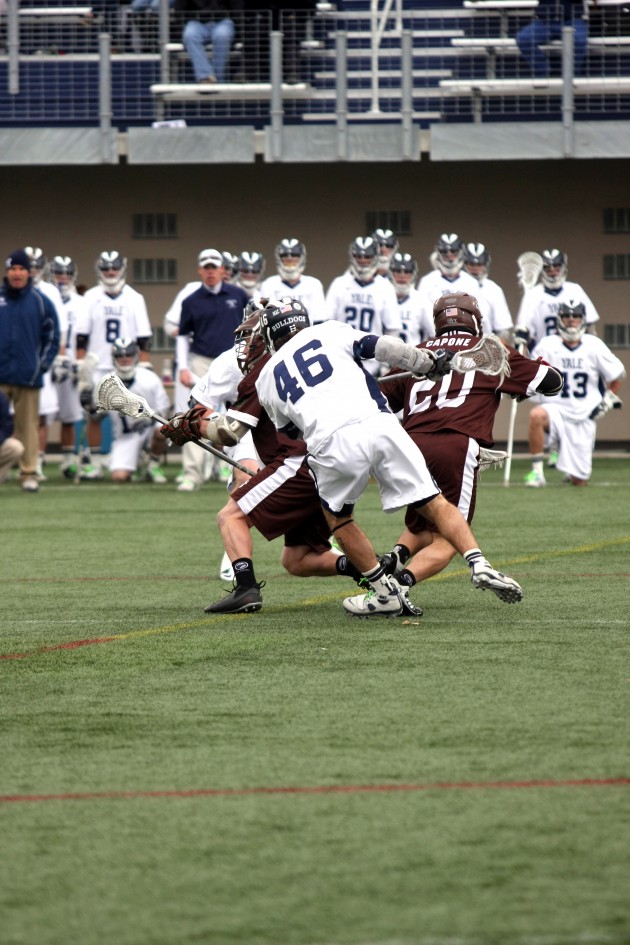 The men’s lacrosse team defeated brown 10–6 to stay in a tie for second place in the ivy league, with one conference game remaining.