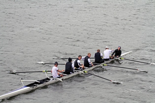 Yale lightweight crew took first place in two of three races against Penn and Columbia on Saturday.