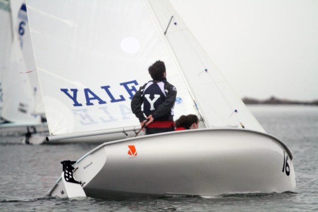 The coed sailors took seventh at the New England Dinghy Championships.