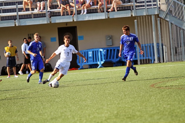 Forward Brad Rose ’12 lead the team with 16 points in the men’s soccer team’s 2009 season.