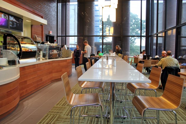 Most food cart owners do not believe that the new café inside Kline Biology Tower will affect business.