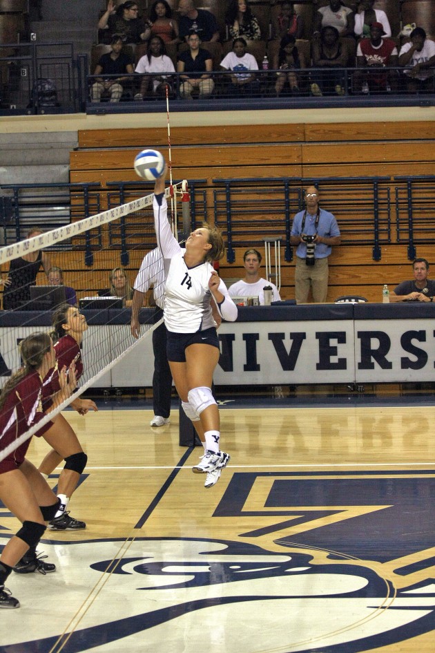 Kendall Polan ’14 had 49 assists during the Bulldogs’ victory over Delaware.