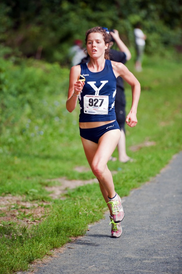 Melissa Chapman ’14 took first place at the Fordham Follies and Fiasco Invitational. Her finish marked the first time a member of the women’s cross country has won a meet title since Stephanie Pearl ’10 finished first at Fairfield in the 2008 season.