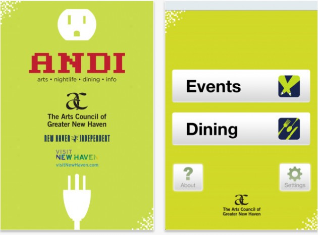 ANDI, or “Arts, Nightlife and Dining Information” was developed by the Greater New Haven Arts Council. The app was launched on Sept. 12.