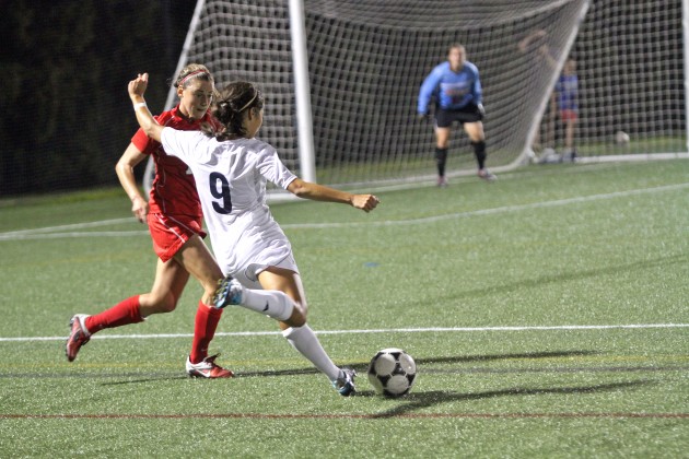 Midfielder Enma Mullo ’12 scored two goals for the women’s soccer team over the weekend, including the game winner in the 74th minute against Vermont.