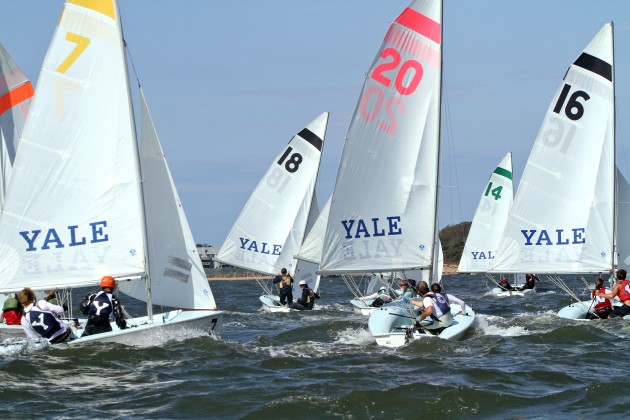 The No. 1 Yale sailing teams practice 15 minutes away from campus in Branford, Conn. and normally only have one home regatta each year.