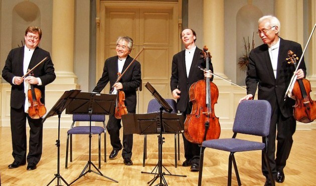 two members of the yale school of Music’s quartet-in-residence, the tokyo string Quartet, will retire in June 2013.