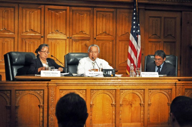 The Supreme Court of the Navajo Nation came to Yale to hear a case on Monday evening.