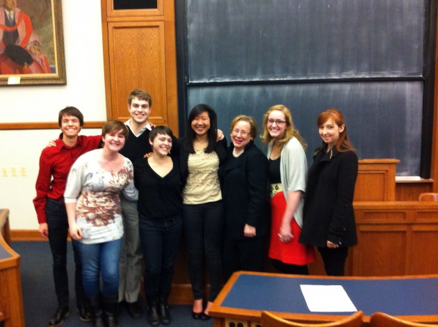 Ann Olivarius '77 LAW '86 SOM '86 delivered the keynote address for Sex Week 2012 on Saturday.