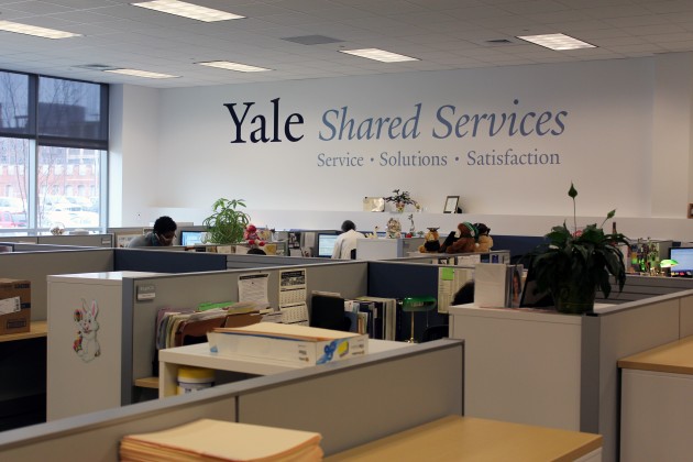 Since January 2010, Yale’s Shared Services Center in Science Park has handled common tasks for departments.