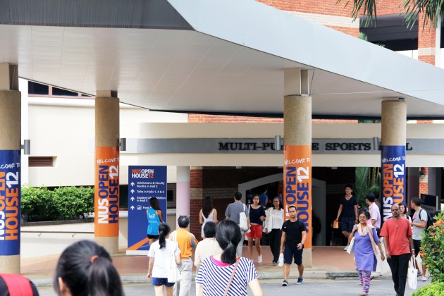 Approximately 18,000 Singaporean students attended the National University of Singapore’s open house program, which included Yale-NUS College, earlier this month.