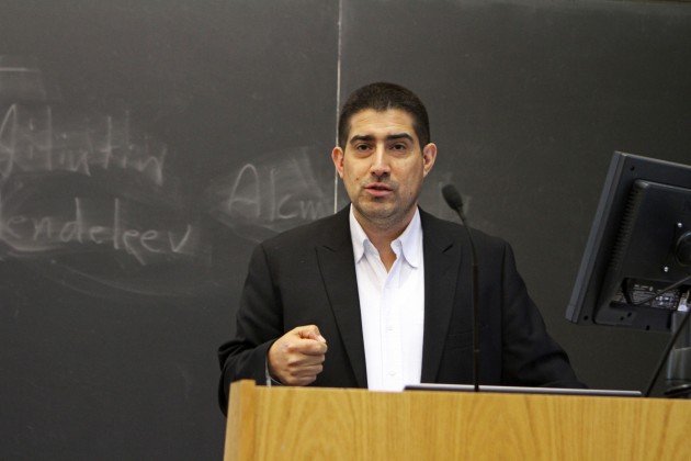 Patricio Navia, a professor at New York University, told an audience of approximately 20 that Latin America stands today at a crossroads in its class dynamics.