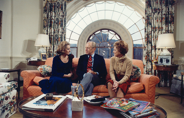 Journalist Barbara Walters, shown interviewing former President and First Lady Gerald and Betty Ford, will speak at this year’s Class Day.