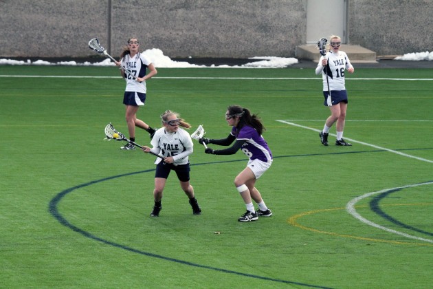 Midfielder Reilly Foot ’15 scored twice for the Bulldogs against Colgate this weekend.