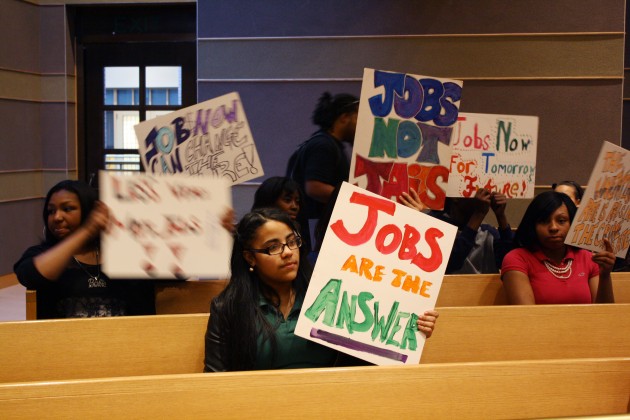 Dozens of New Haven youth attended a meeting of the Board of Aldermen’s youth services committee Wednesday to testify about the importance of expanding employment opportunities for the city’s young people.