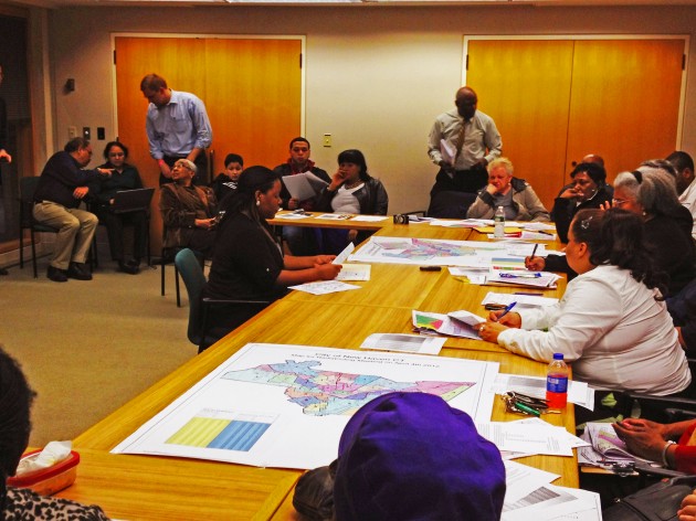 A proposal for the city’s new ward map was unveiled at a meeting Wednesday, but the final version is yet to come.