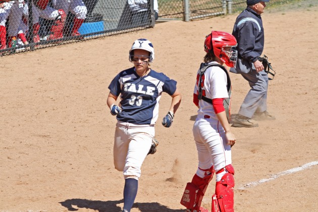 Christy Nelson ’13 hit a triple and three RbIs against Cornell on saturday.