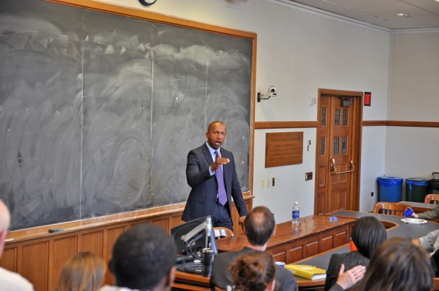 At a Monday talk, Bryan Stevenson used personal stories to advocate that the American criminal justice system reevaluate how it tries juveniles.