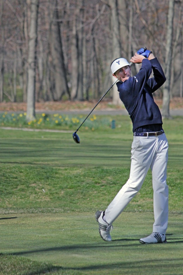 William Davenport ’15 had a two-round score of 158.