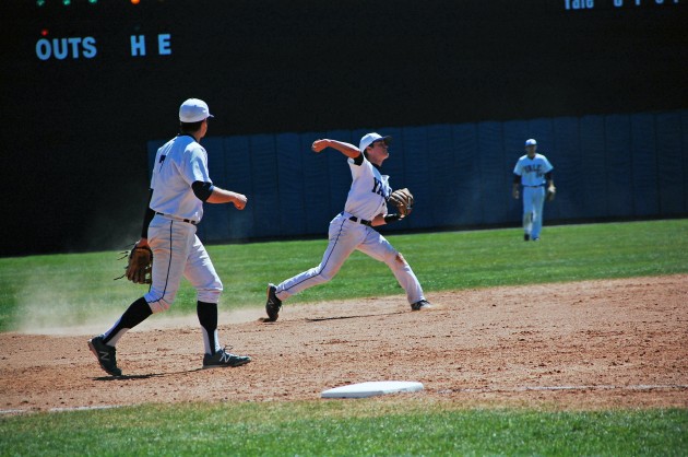 The baseball team ended its 12-game losing streak with two wins against harvard over the weekend.