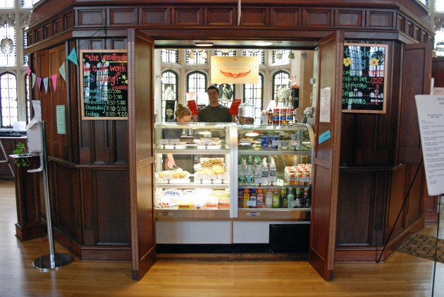 Graduate students fear that closure of Blue Dog café would hurt the Graduate School community.