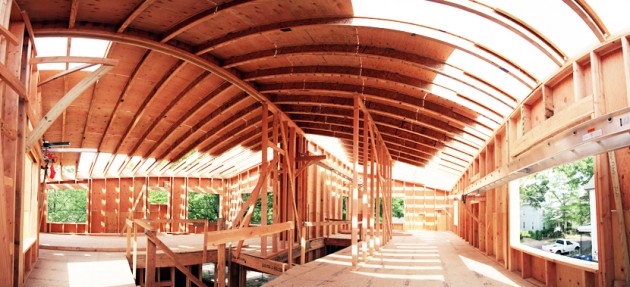 The Yale School of Architecture class of 2014 built a house in Newhallville over the summer.