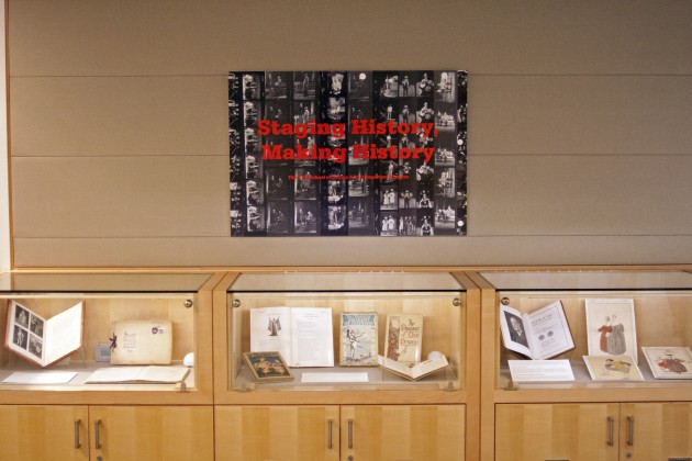 A new exhibition featuring ephemera from the Yale Repertory Theatre and the Yale School of Drama opened on Aug. 27 at the Robert B. Haas Family Arts Library.