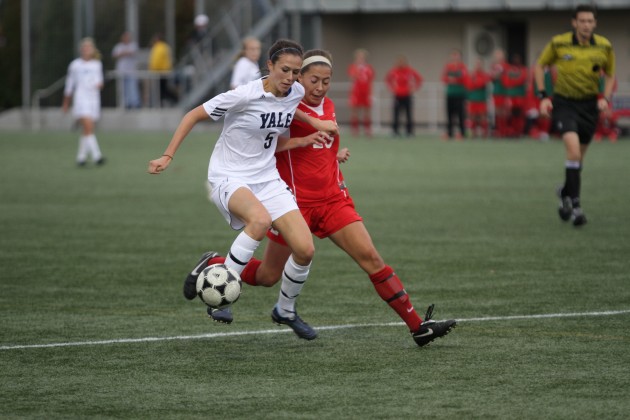 Midfielder Kristen Forster ’13 has scored one goal, has two points, and has taken five shots for the women’s soccer team so far this season.