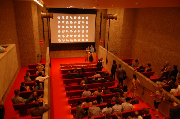 Amale Andraos and Dan Wood, co-founders of a New York-based architecture firm, presented a lecture at the School of Architecture Thursday.