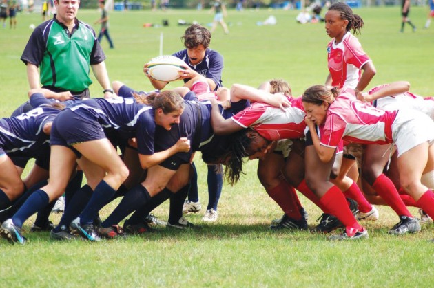 Yale’s women’s rugby is currently a club sport, but could one day follow the lead of harvard’s team, which now has varsity status.