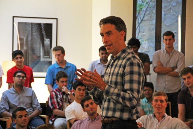 Glenn Kelman, the CEO of an online real estate firm, told students at a Morse College Master’s Tea Wednesday that they should pursue creative careers and emphasized the importance of being “tough.”