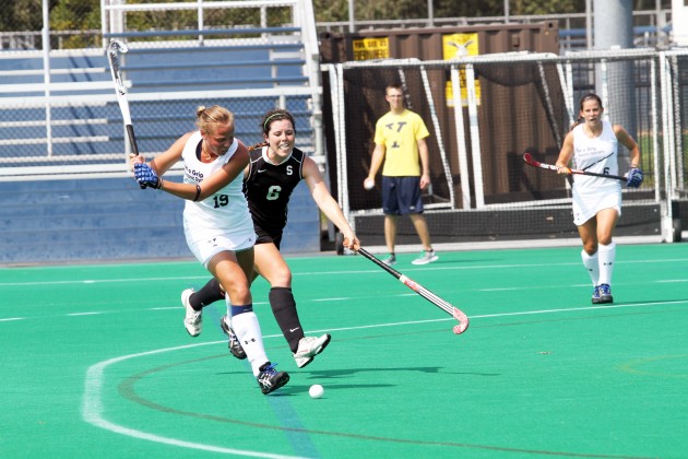 Field hockey captain Maddy Sharp ’13 and the rest of the team’s seniors have beaten Harvard in every year of their Yale careers. The Elis next take the field against No. 1 Princeton on Saturday.