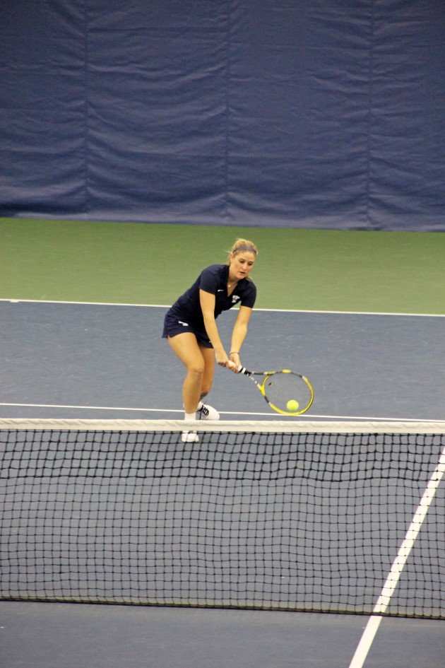 The women’s tennis team took four of its players to North Carolina last weekend.