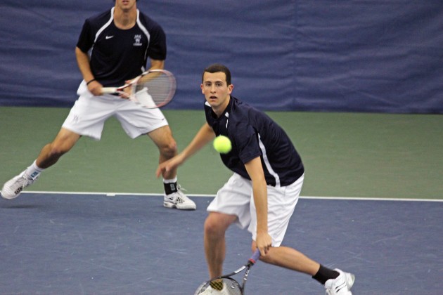 Doubles tennis has been a consistent strength for the Elis, and the pairs defeated their Ivy competitors at Princeton last weekend.