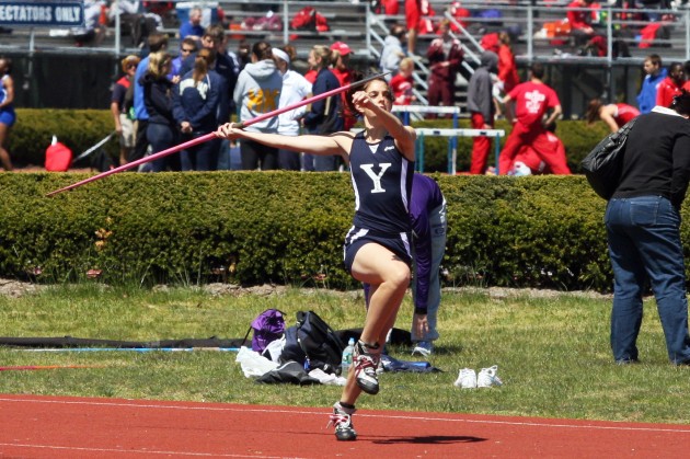 Dakota McCoy ’13, who throws javelin and hurdles for the track and field team, won a Goldwater Scholarship as a sophomore.