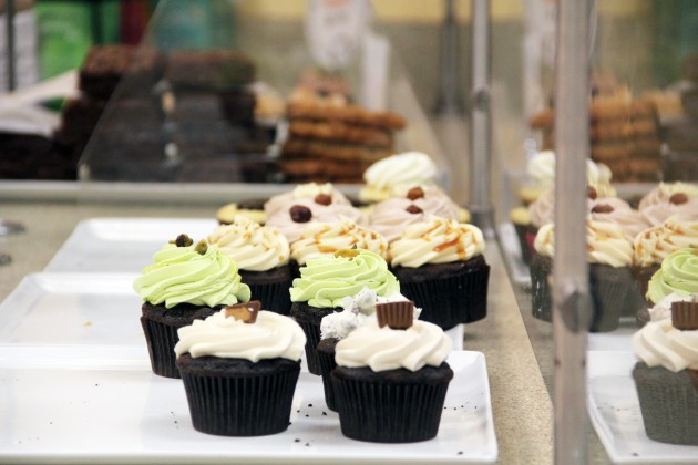 Katalina’s Bakery on Whitney Avenue hosted an artist reception to open a new collection of treat-themed paintings on view at the bakery.