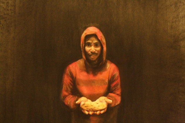 Paintings by Mario Moore ART ’13 recently went on view at the gallery of The Study hotel.