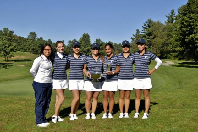 The women’s golf team won the Dartmouth Invitational Tournament last weekend by 15 strokes.