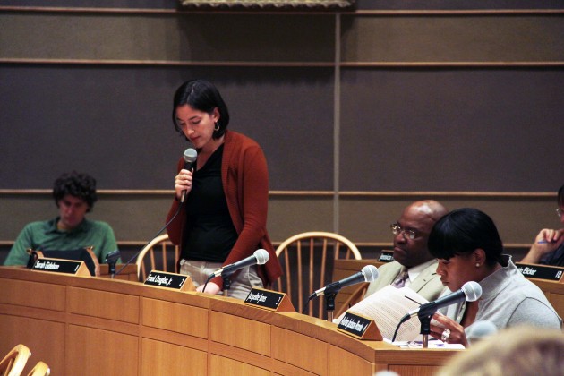 Ward 1 Alderwoman Sarah Eidelson ’12, chair of the Board of Aldermen’s youth services committee, has led the committee’s efforts to develop plans for programs and services targeting city youth.