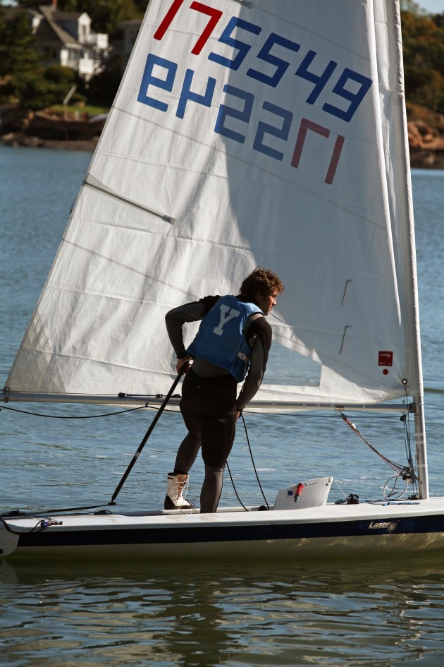 Coed sailing captain Cam Cullman ’13, the defending singlehanded national champion, won the New England singlehanded title this weekend.