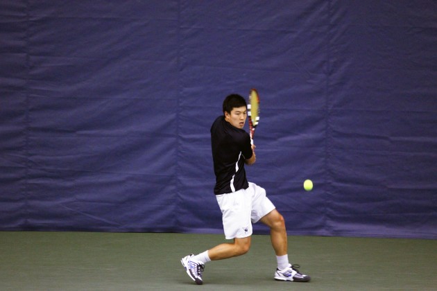 The men’s tennis team sent four players, including John Huang ’13, to the singles finals in the USTA Collegiate Invitational last weekend.