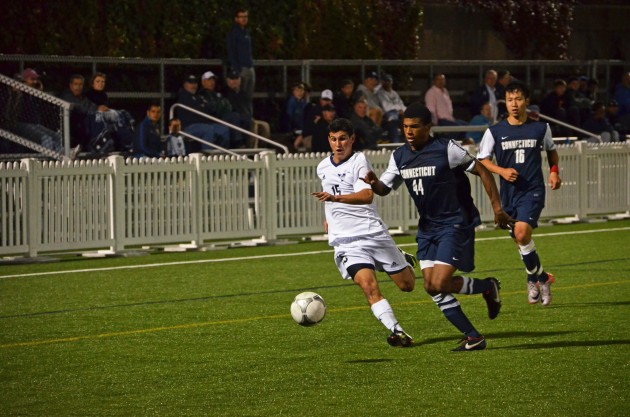 The men’s soccer team defeated Harvard last season, 1-0.
