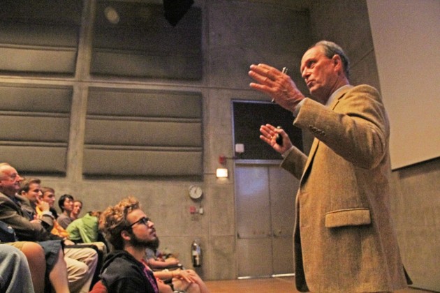 Robert Ballard talked to over 200 Yalies and New Haven community members about the life of a scientist-explorer Thursday afternoon.