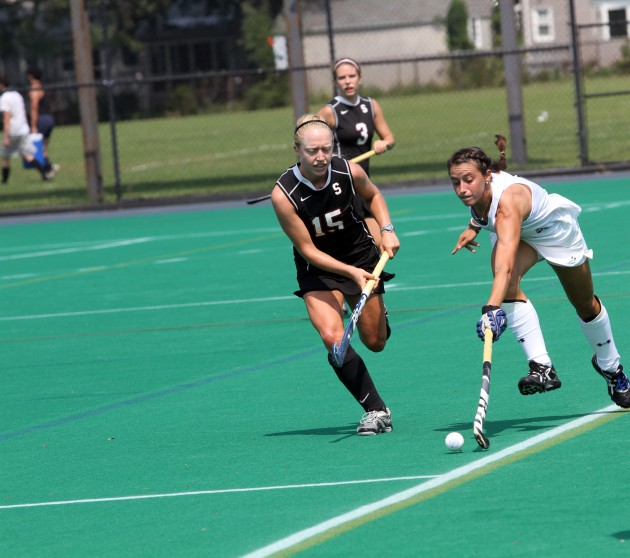 In Sunday’s win against Vermont, the Bulldogs outshot Vermont 29–18 and won with a goal three minutes into overtime.