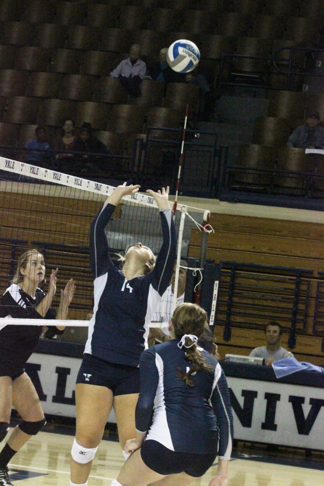 Kendall Polan contributed a double-double against Brown on Saturday.