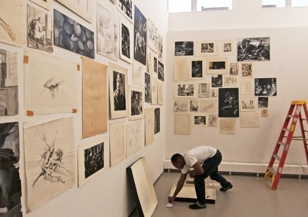 The exhibit space at Green Hall will feature work by former School of Art professor Bernard Chaet’s students to celebrate his life.