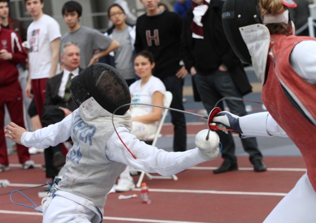 Lauren Miller ’15 took 10th place in the foil competition, which was the team’s best performance.
