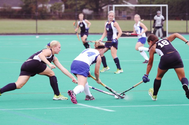 The field hockey seniors set a school record for most conference wins in four years with 20.