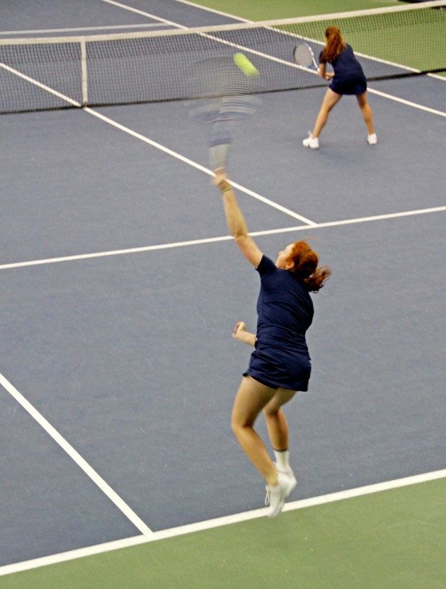 Annie Sullivan ’14 and her partner Ree Ree Li ’16 won the doubles championship at the Big Green Invitational this weekend.