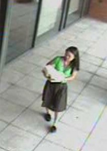 Annie Le MED '13 is seen entering 10 Amistad St. on Tuesday morning, when she was last seen.